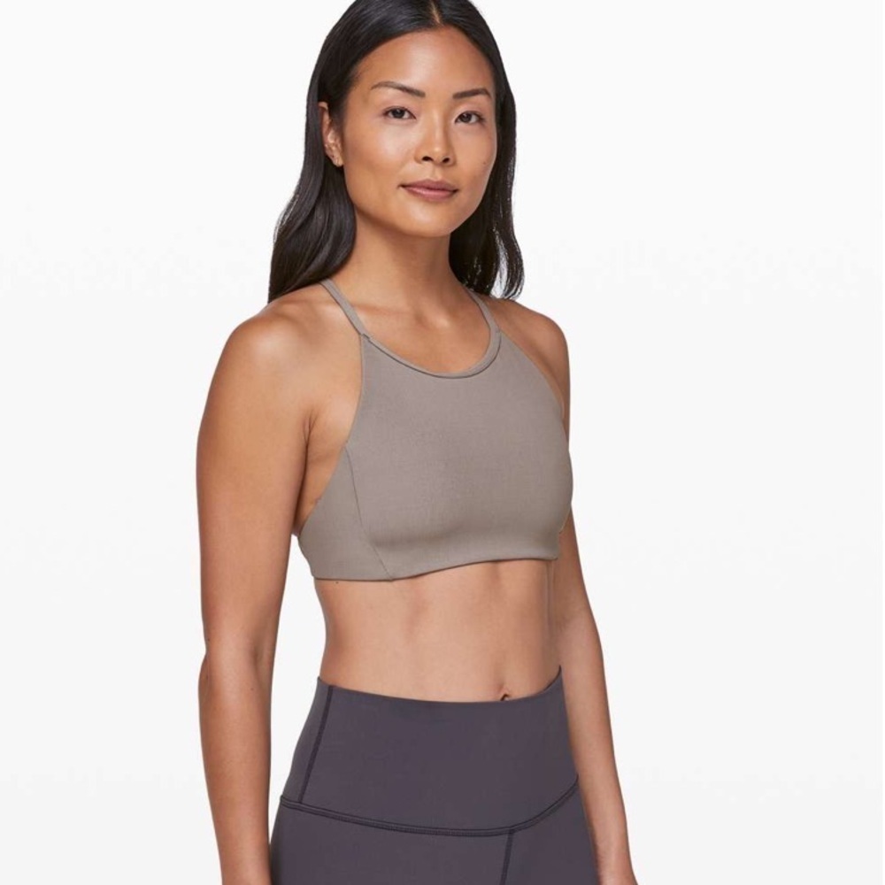 Lululemon Inner Glow ribbed Bra- Half Moon